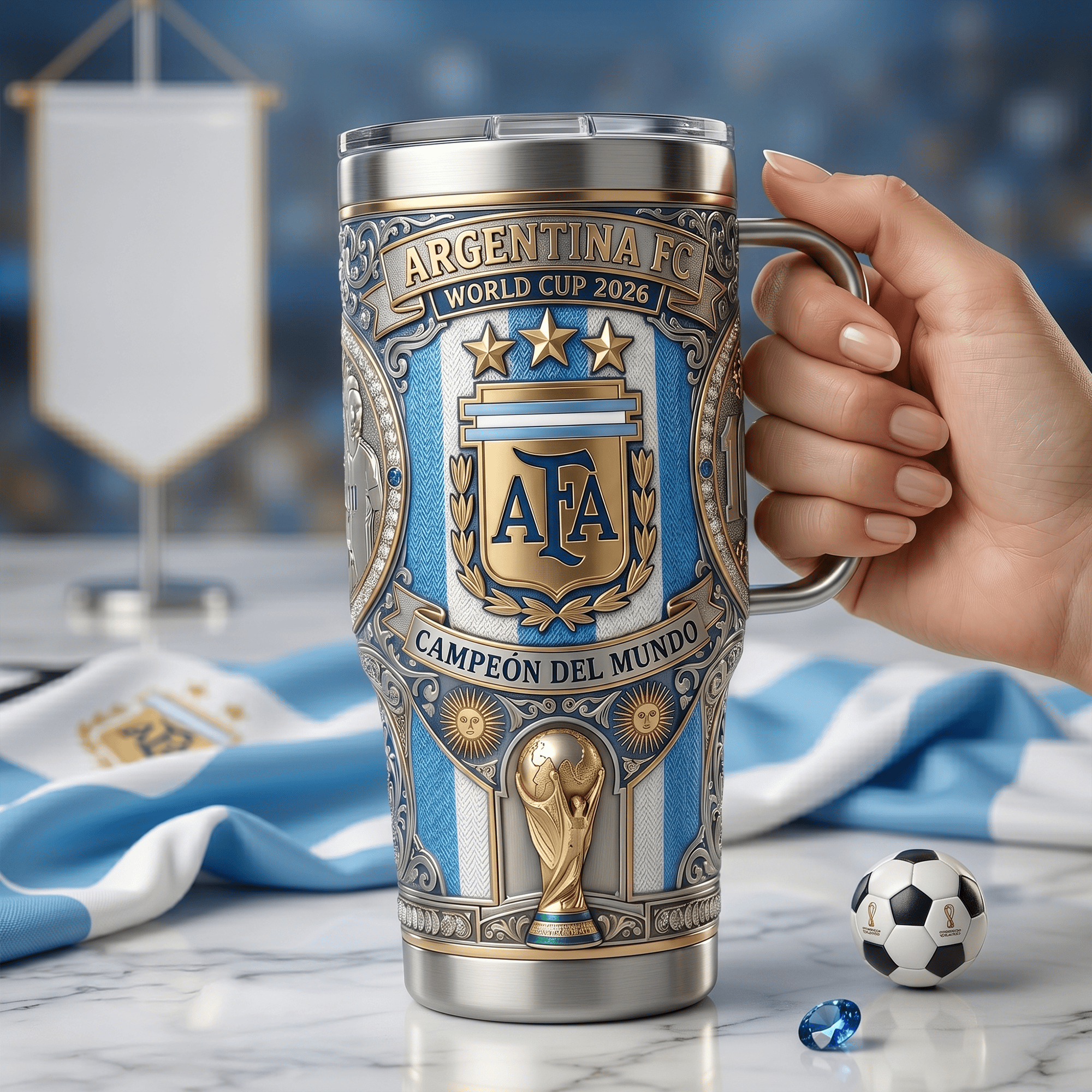 AGTN 40oz Tumbler With Handle LNTH