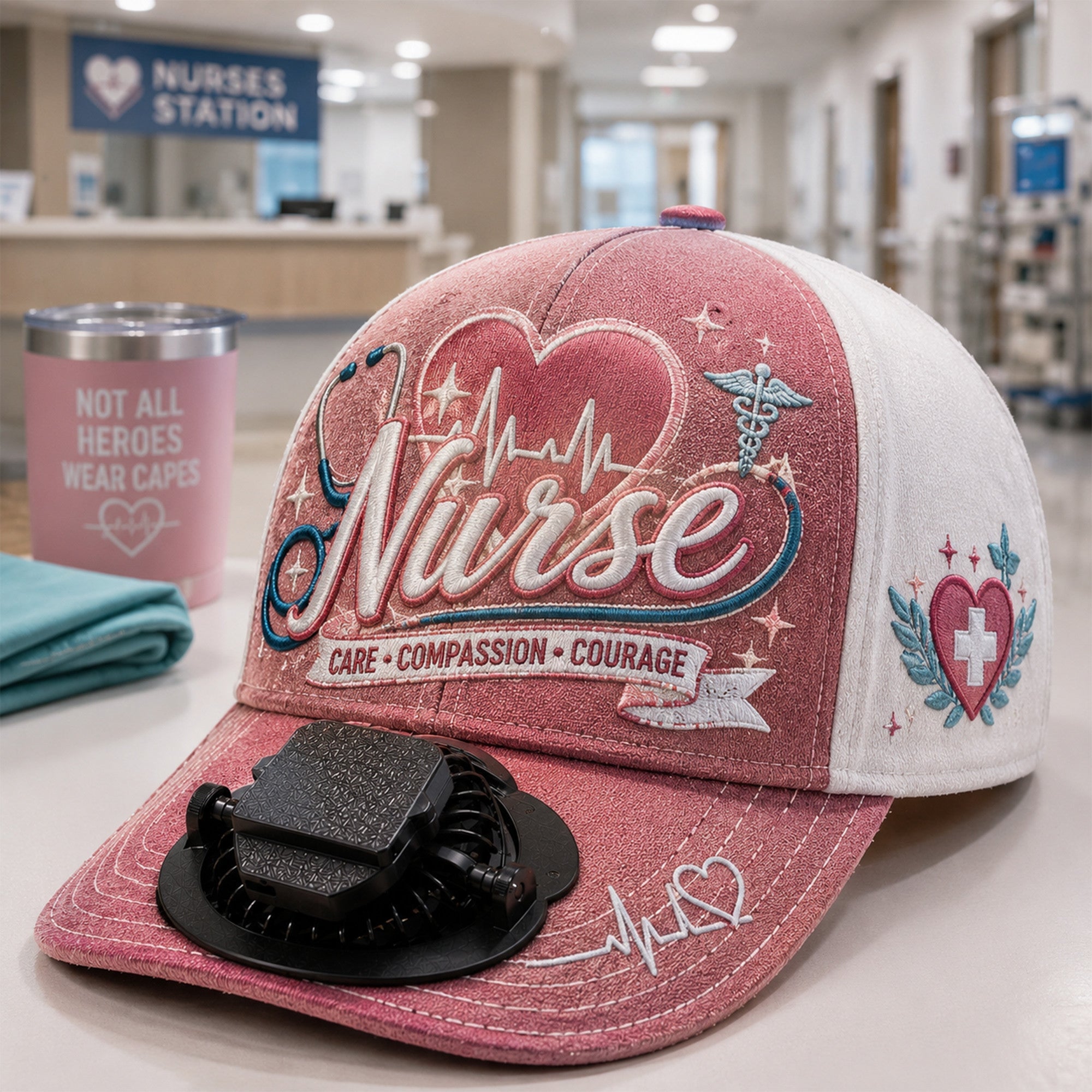 NURSE Premium Rechargeable Fan Cap HQH
