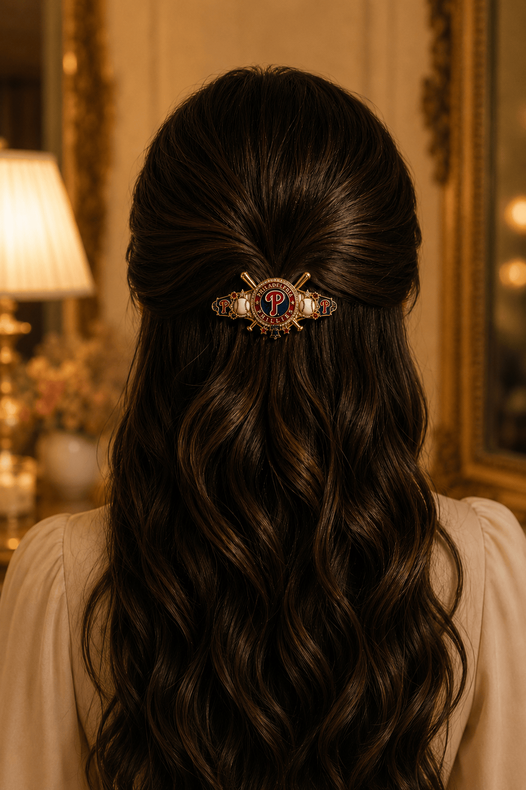 PPP Elegant Gold Hair Clip For Women TMH