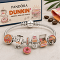 DKDN Silver Charm Bracelet Set HQH
