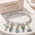 JBT Silver Charm Bracelet Set BMD