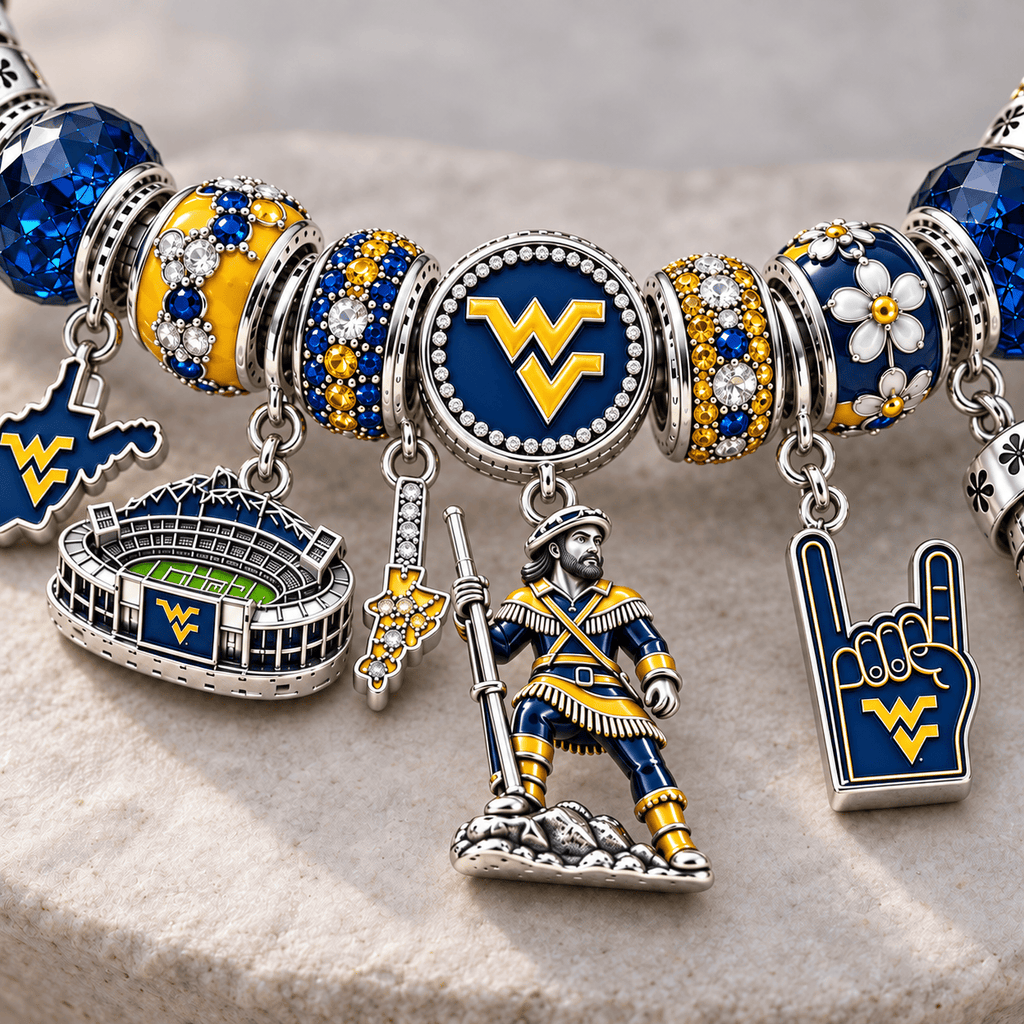 WVM Silver Charm Bracelet Set NTTB