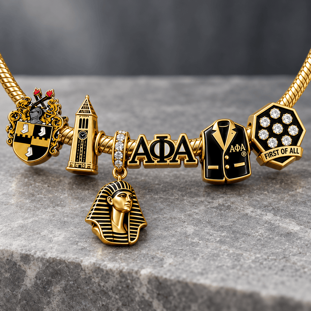 APA Silver Charm Bracelet Set NTVA