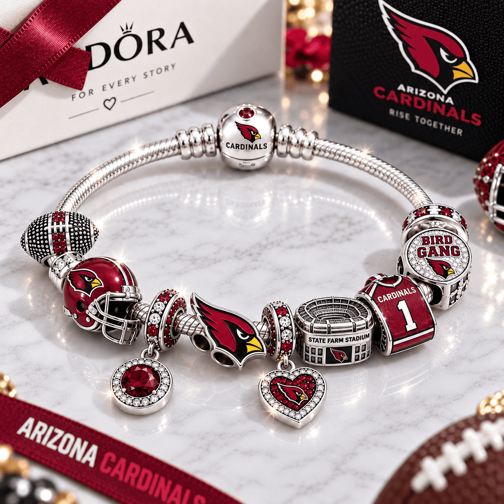 ARCD Silver Charm Bracelet Set BMD