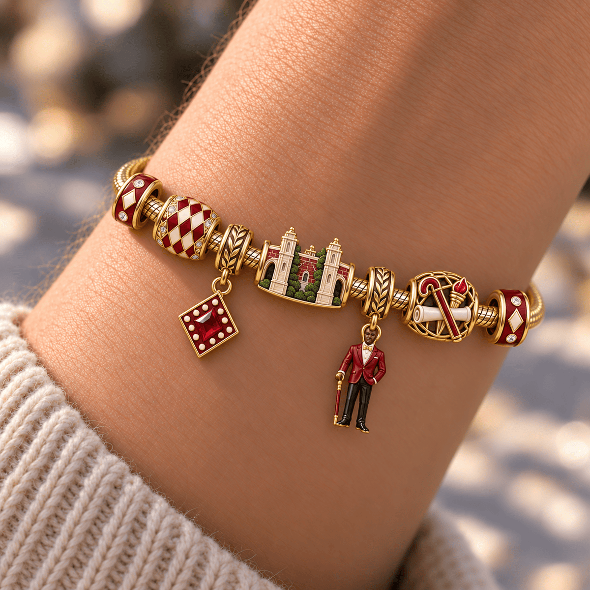 KPAP Gold Charm Bracelet Set HQH