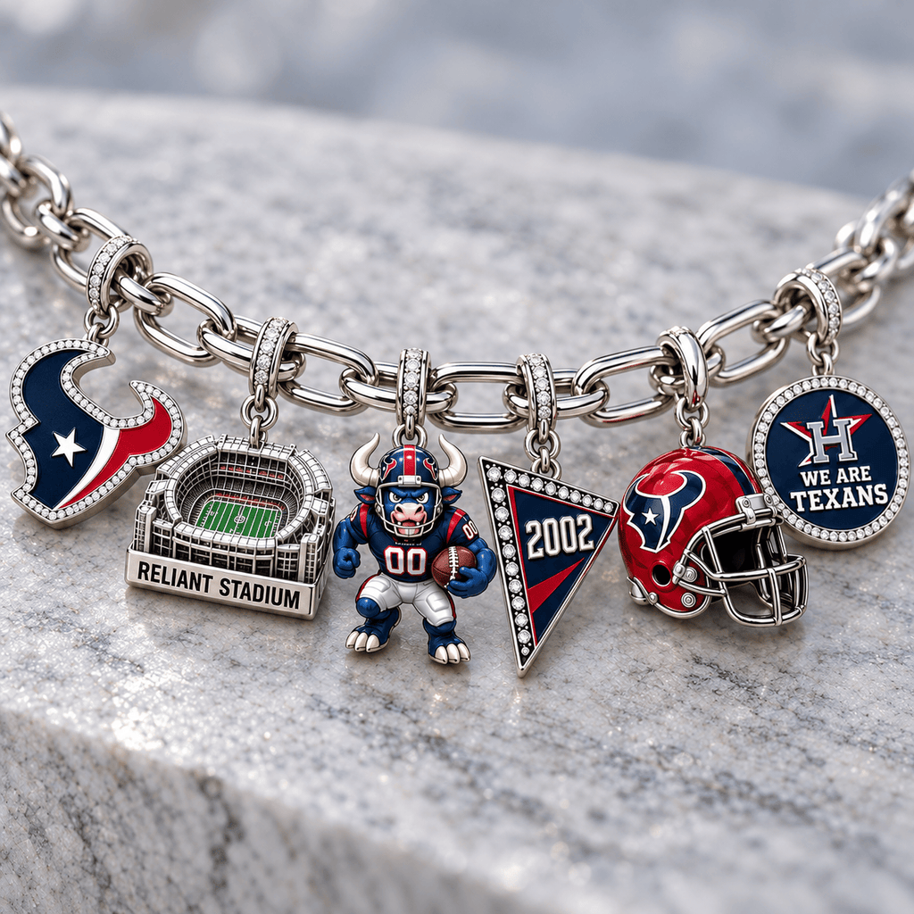 HTX Silver Charm Bracelet Set NTVA