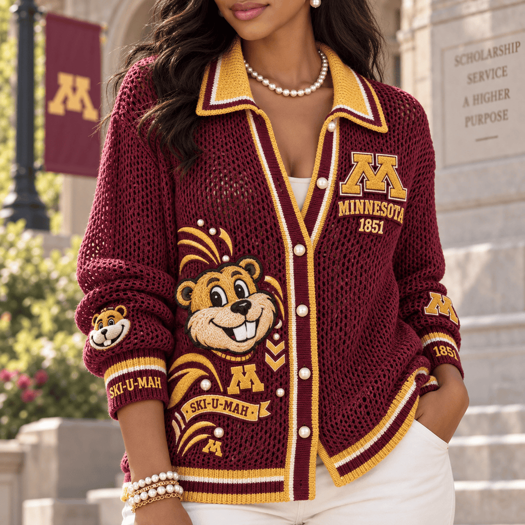 MGG Women’s Open-Knit Cardigan HTTT