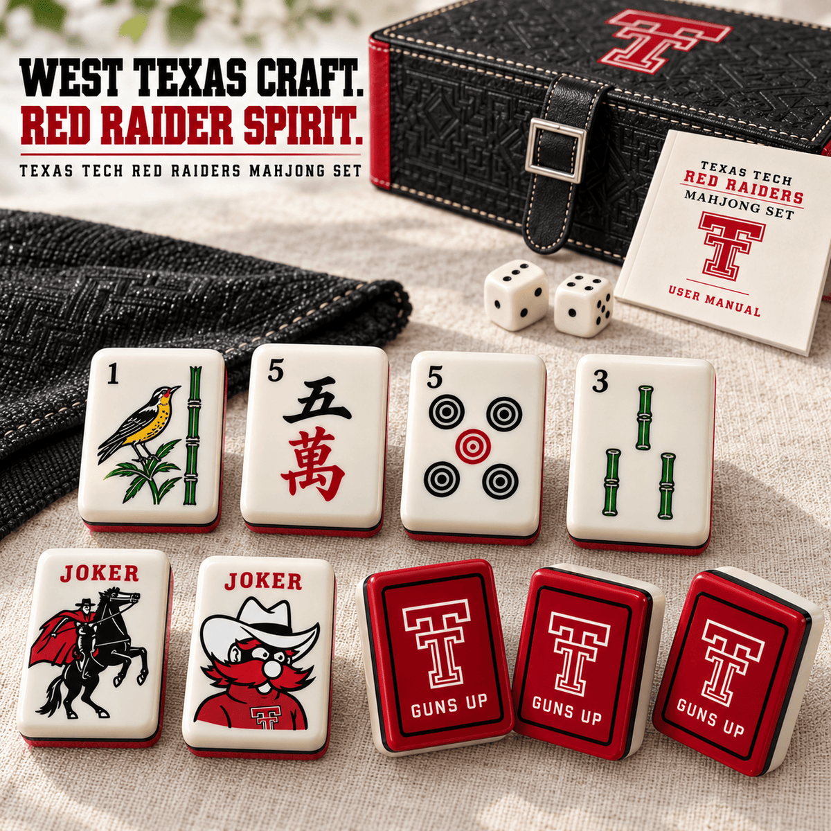 Premium TTRR Mahjong Tiles Set TNSM