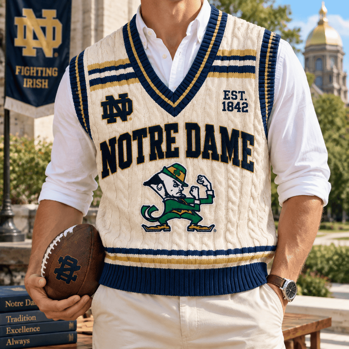 NDFI Premium Heritage Sweater Vest NTNA