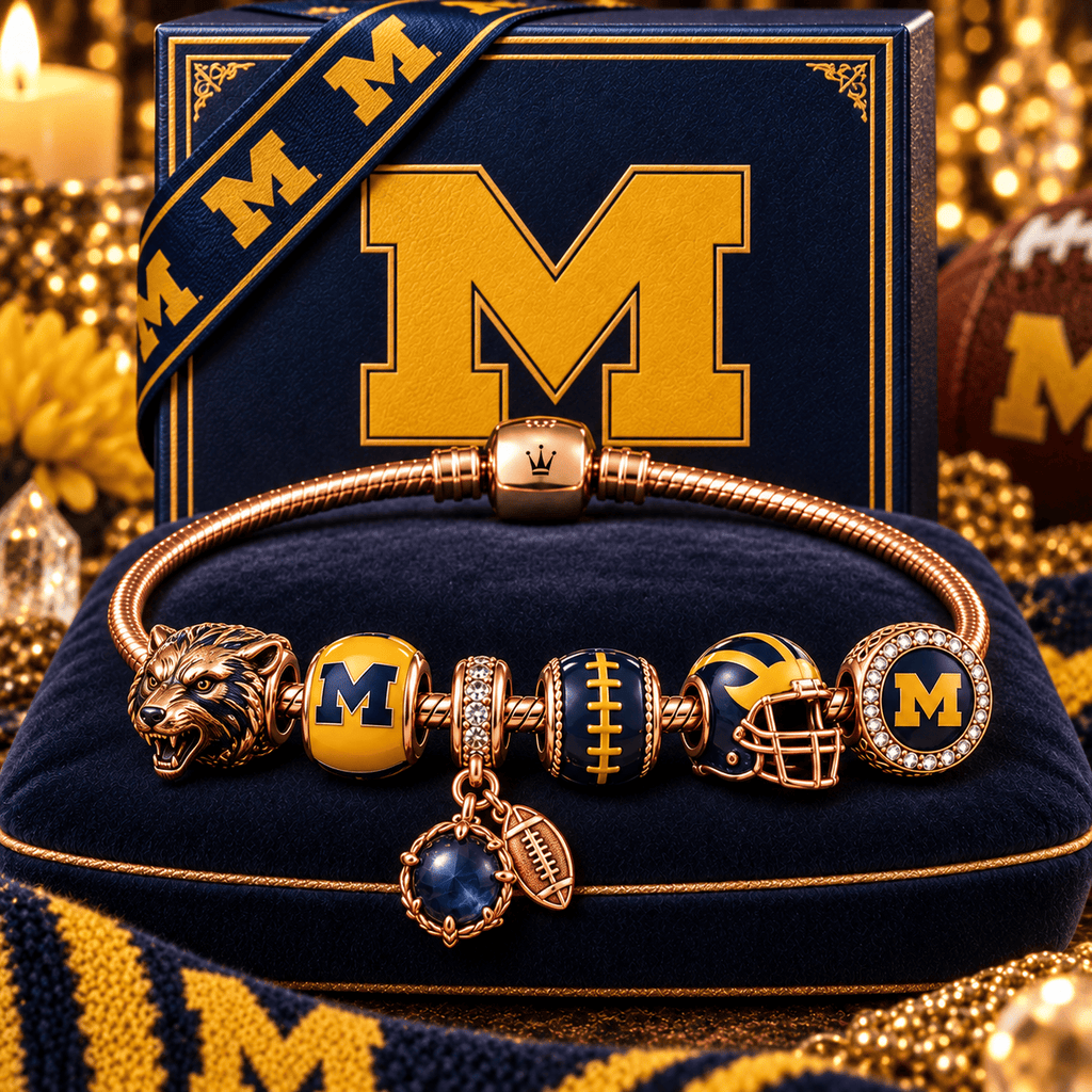 MWR Gold Charm Bracelet Set PNPA